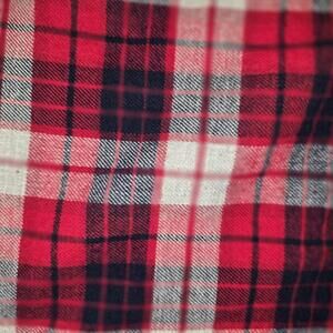 Saddlebred Classic Fit XXL Red Plaid Flannel Shirt